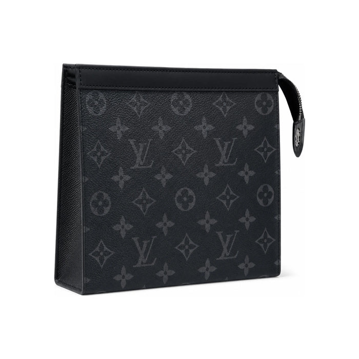 Louis Vuitton Monogram Eclipse Pochette Voyage MM Clutch Unisex
