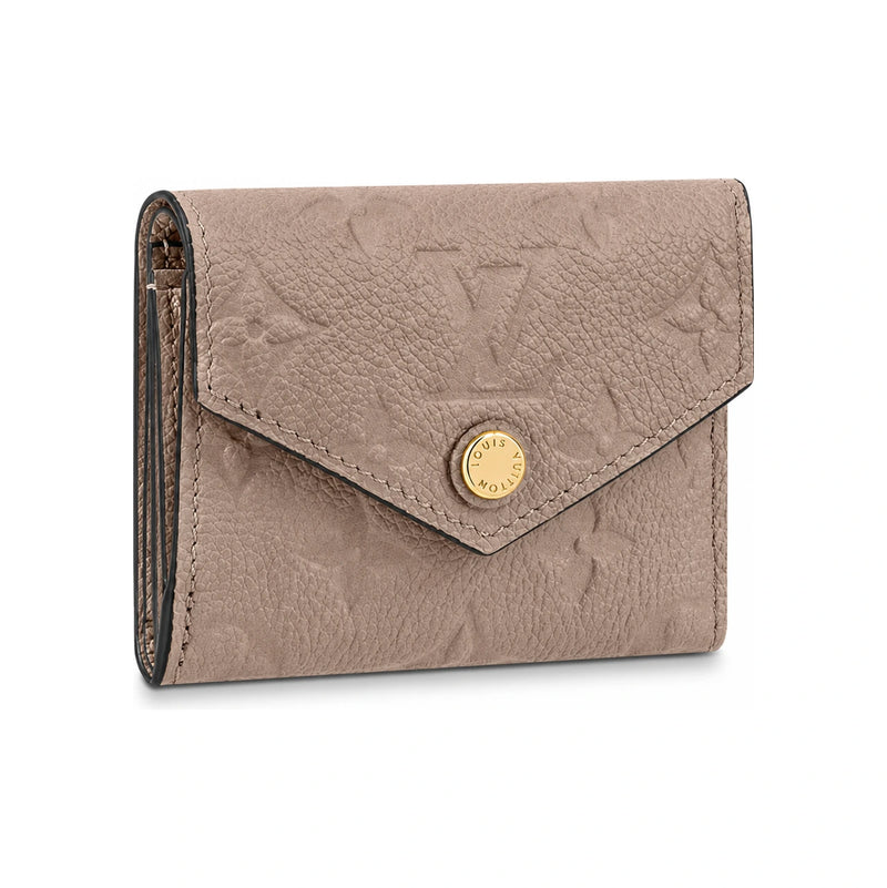 Louis Vuitton Zoe Wallet Turtledove Gray Compact Bifold Wallet