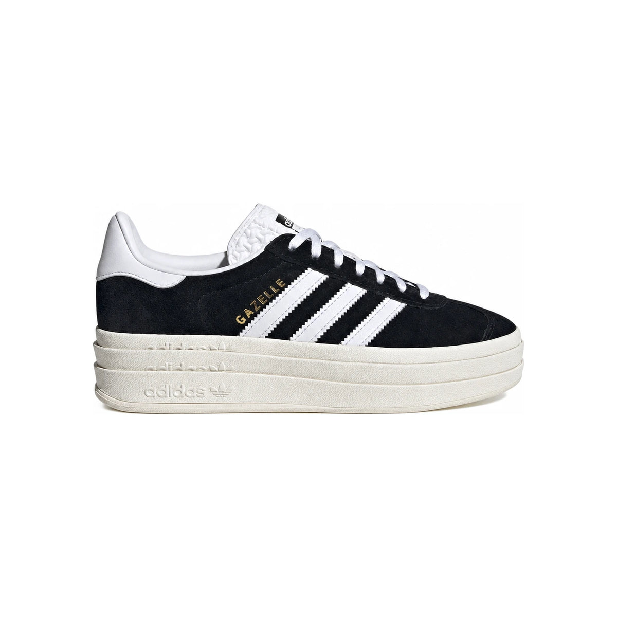 Adidas Gazelle Bold Core Black Cloud White Women’s Low-Top Sneakers HQ6912