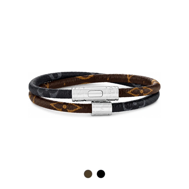 Louis Vuitton Keep It Double Leather Bracelet