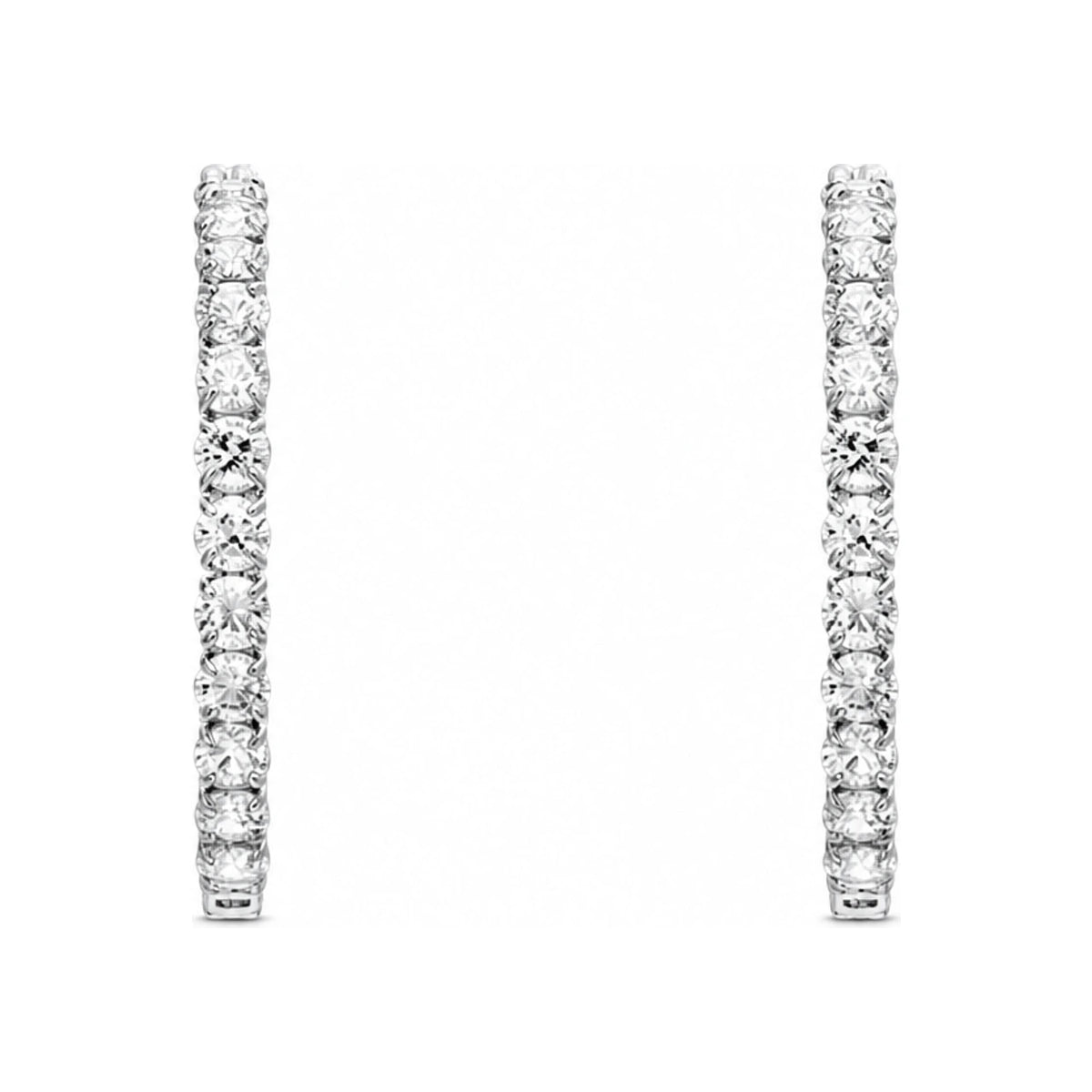 Swarovski Round Crystal Stud Earrings for Women 5647715 Matrix