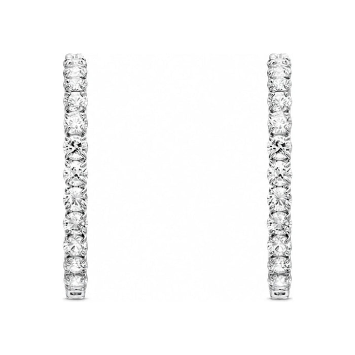 Swarovski Round Crystal Stud Earrings for Women 5647715 Matrix