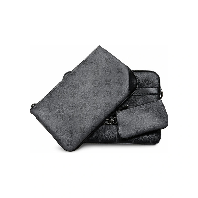 Louis Vuitton Trio Messenger Canvas Crossbody Bag