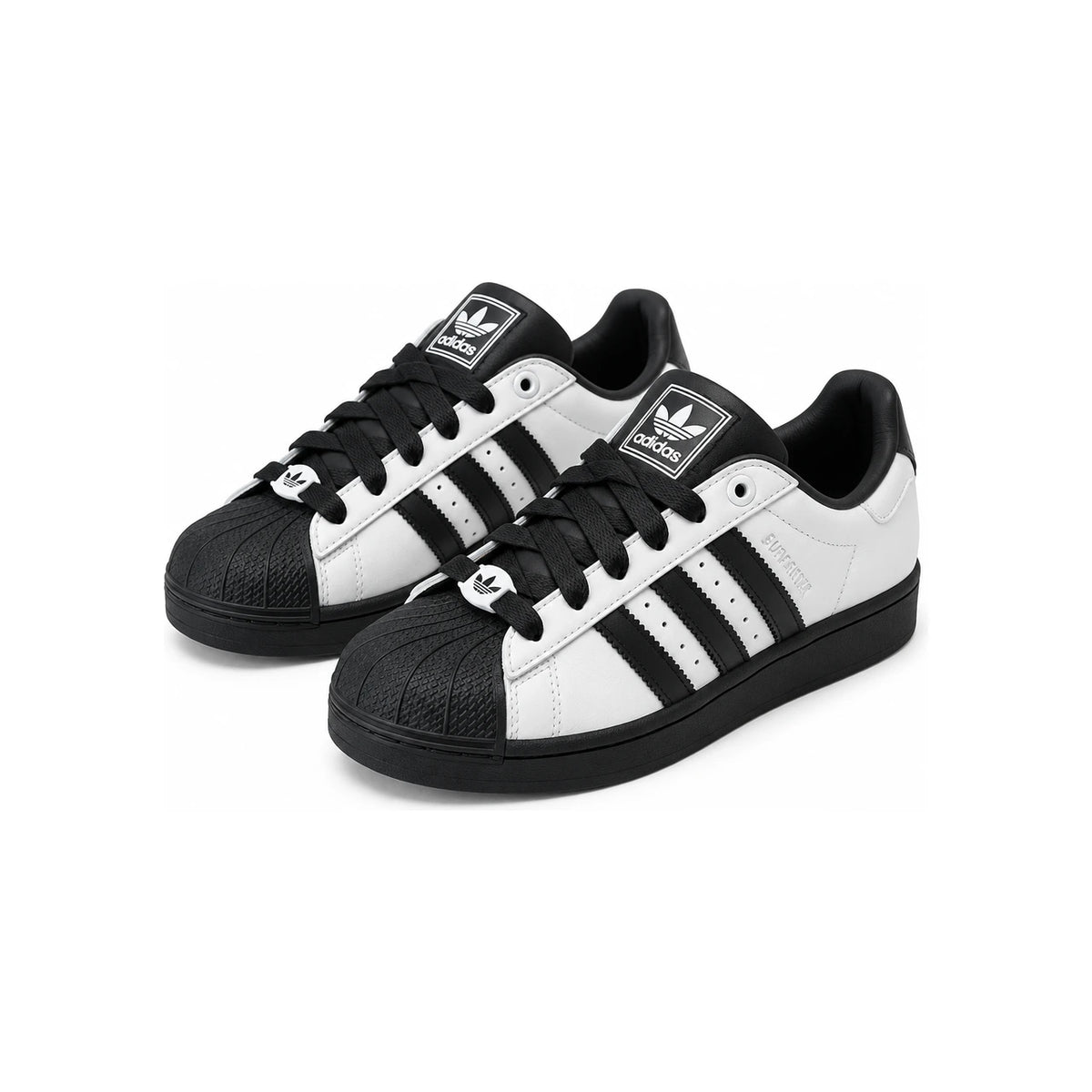 Adidas White Leather Low-Top Sneakers for Men