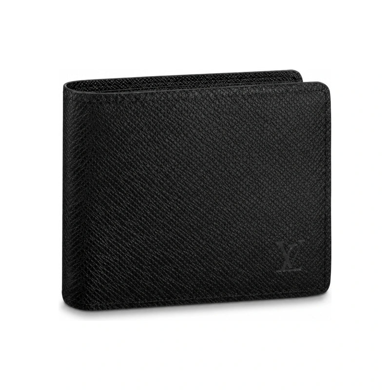 Louis Vuitton Taiga Leather Slender Wallet Card Holder Black Men’s