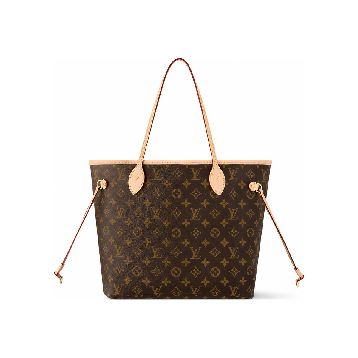 Louis Vuitton Beige Neverfull MM Tote Bag