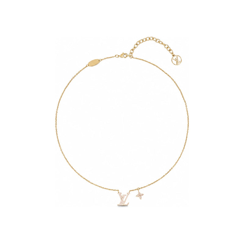 Louis Vuitton LV Iconic Enamel Adjustable Necklace Gold-Tone