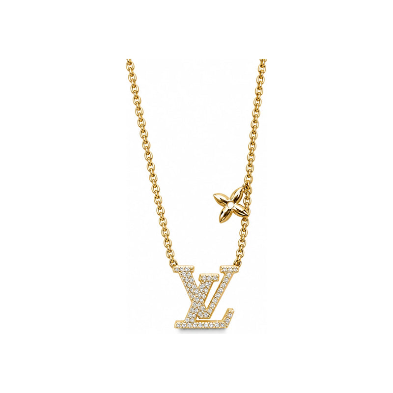 Louis Vuitton Gold LV Iconic Necklace Pendant