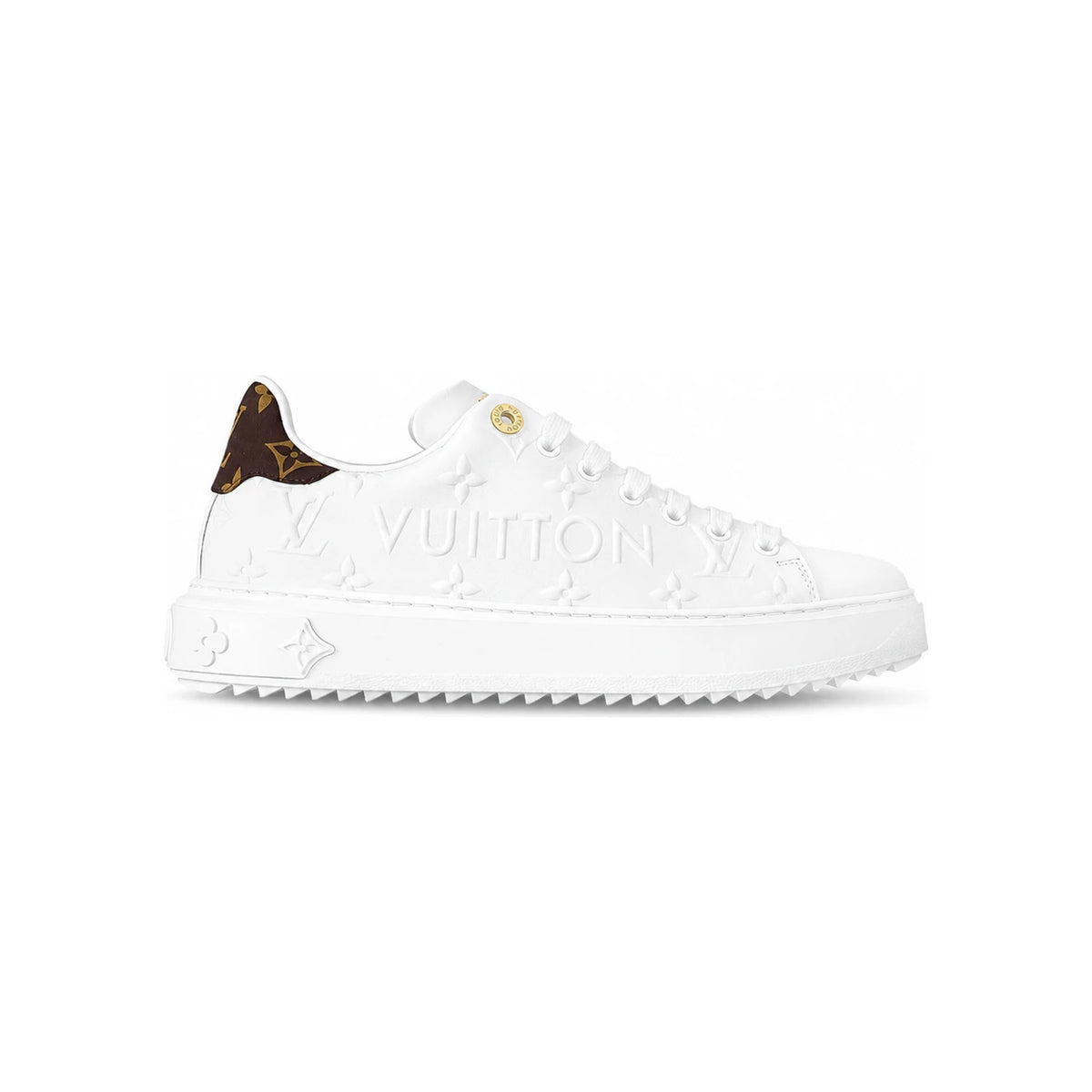 Louis Vuitton Time Out White Men's Low-Top Sneakers