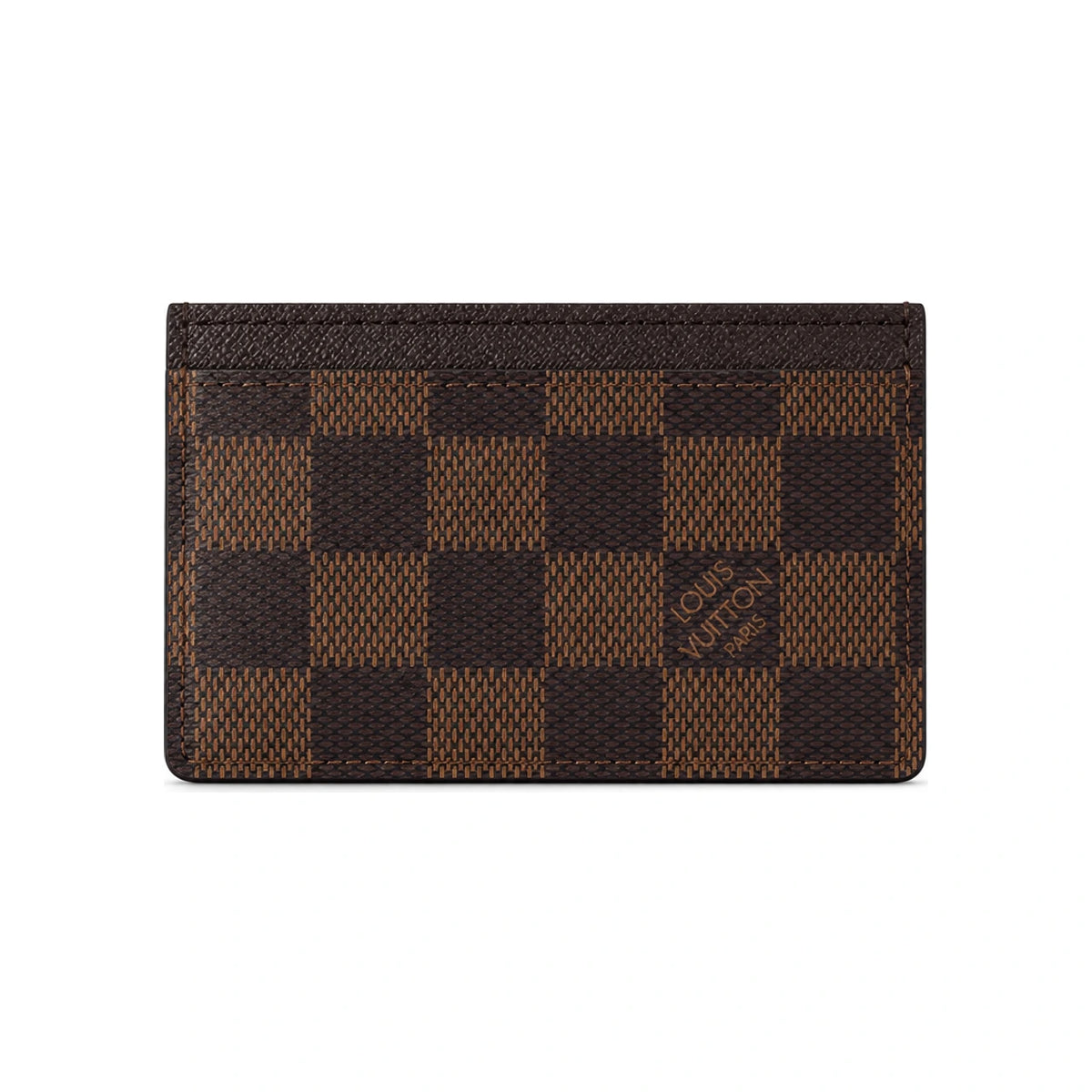 Louis Vuitton Damier Ebene Canvas Card Holder Wallet
