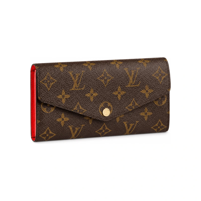 Louis Vuitton Monogram Sarah Wallet Long Bifold, 4 Colors