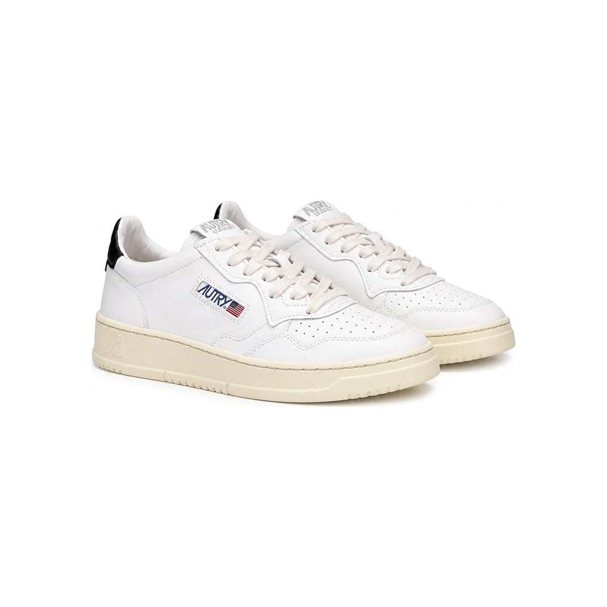 AUTRY Medalist Low Leather Sneakers Men White