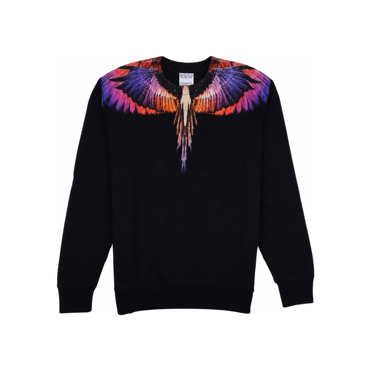 Marcelo Burlon Men’s Cotton Pullover Sweatshirt CMBA009F23FLE0011030 DOM