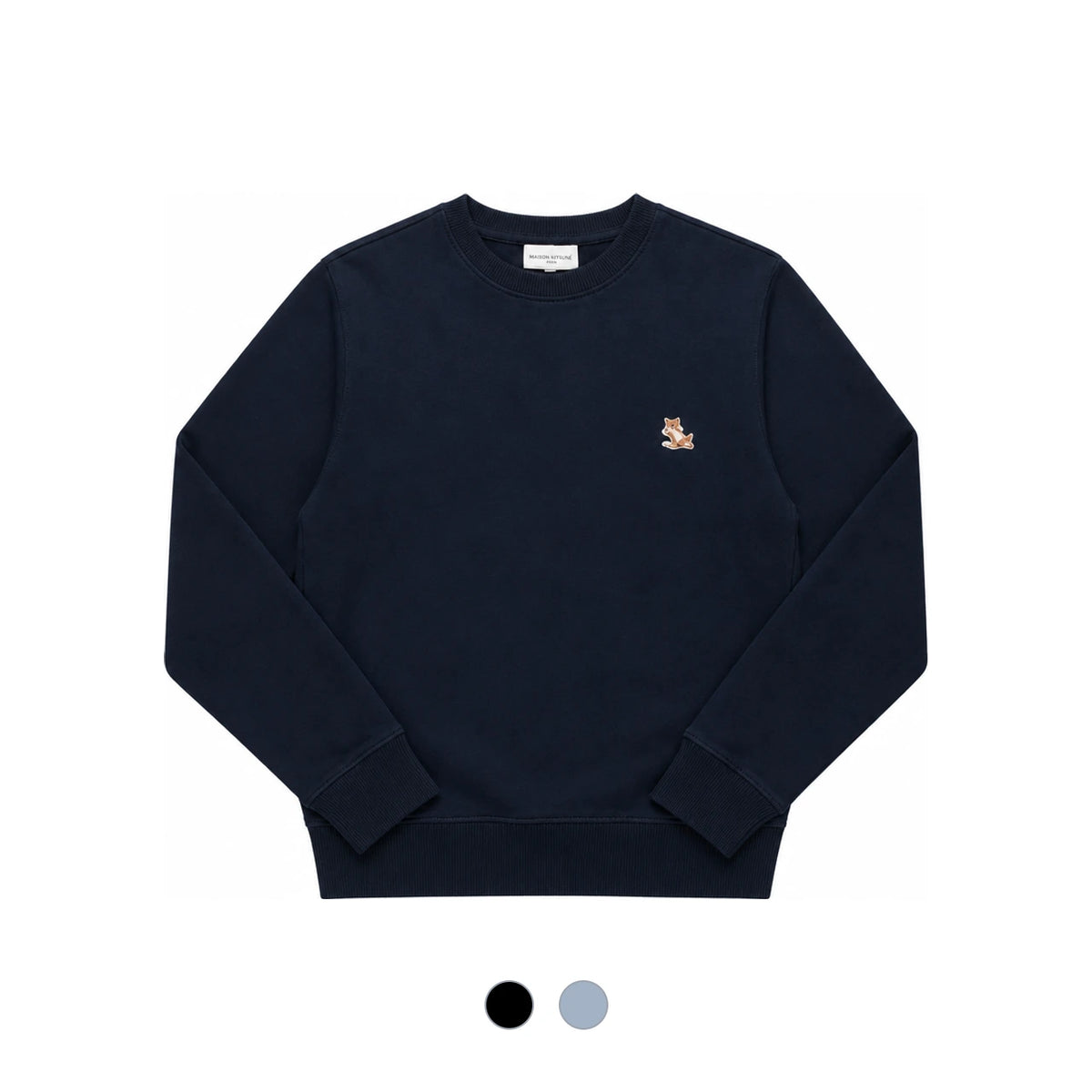 Maison Kitsune Chillax Blue Sweatshirt Unisex LM00303 KM0001 P419