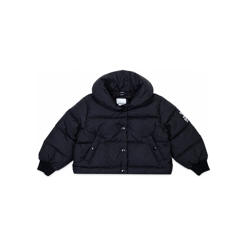 BURBERRY Black Teddy Bear Puffer Jacket Women