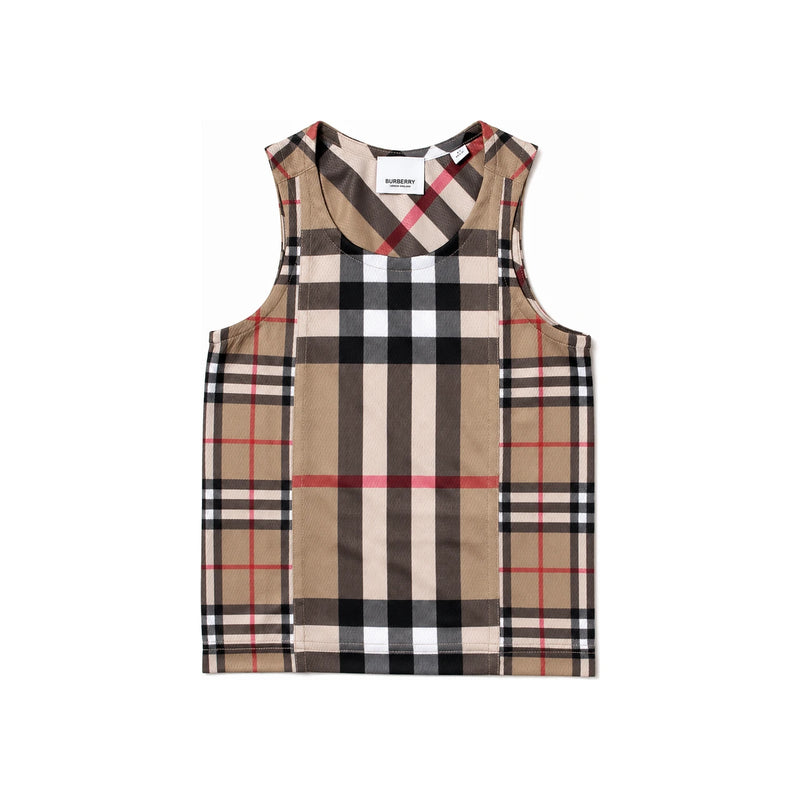 BURBERRY Vintage All Over Print Short Sleeve Top Women