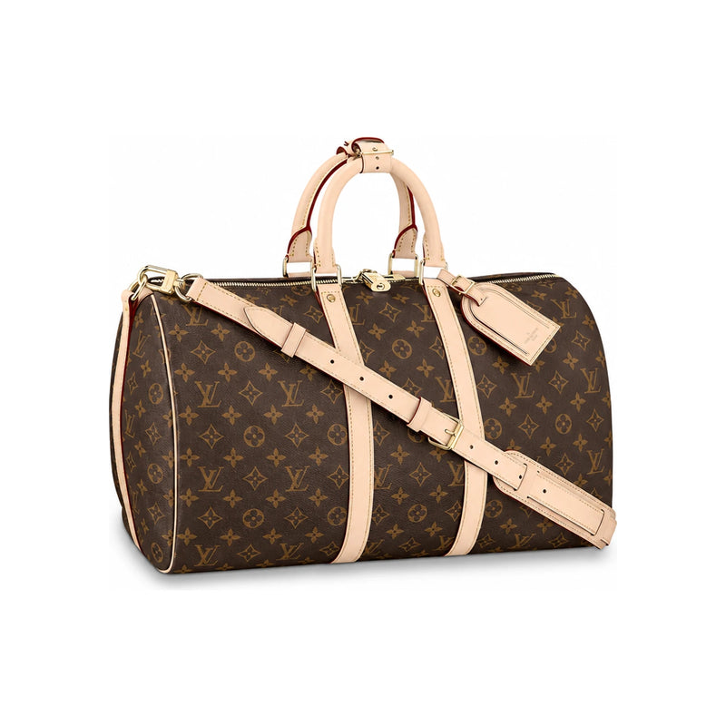 Louis Vuitton Monogram Eclipse Canvas Keepall 45 Bandoulière Crossbody Bag