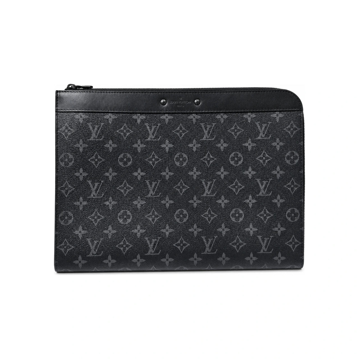 Louis Vuitton Monogram Leather Pochette Jour Men’s Clutch Bag