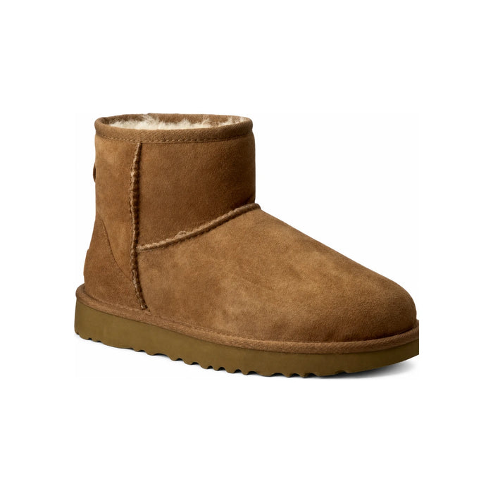 Ugg Classic Mini II Shearling Suede Ankle Boots 1016222 Grey