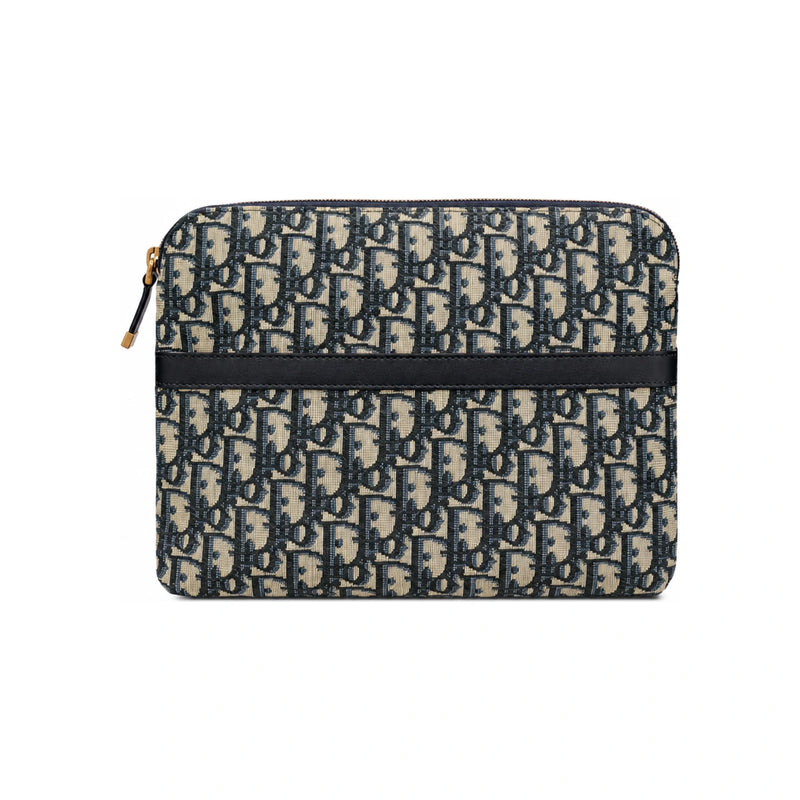 DIOR Oblique Canvas Travel Kit Clutch Pouch Bag S5476CTZQ