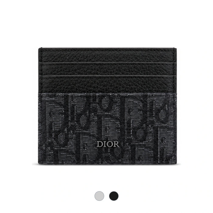 DIOR Oblique Monogram Unisex Card Holder 2 2ESCH135YSE