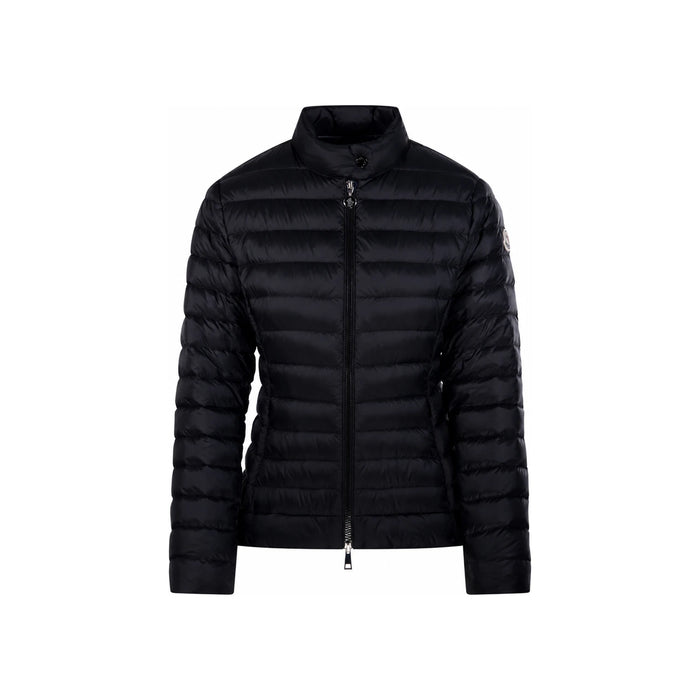 Moncler Black Lightweight Down Jacket with Logo Patch 1A00068 597YF 999