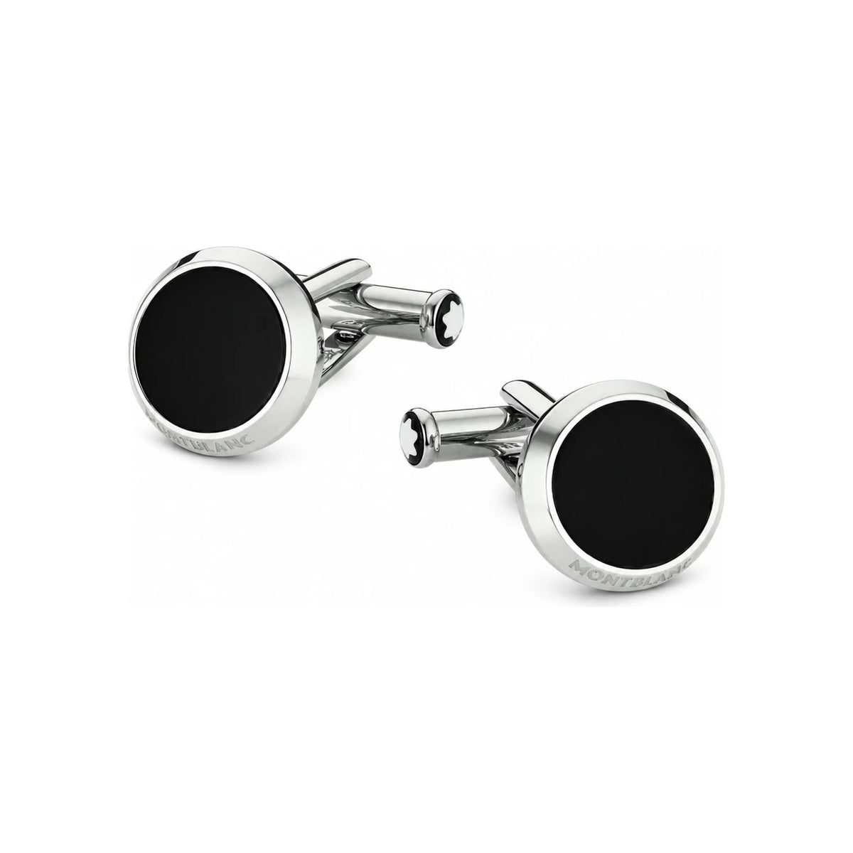 Montblanc Silver Tone Men’s Cufflinks Jewelry Accessory 112896