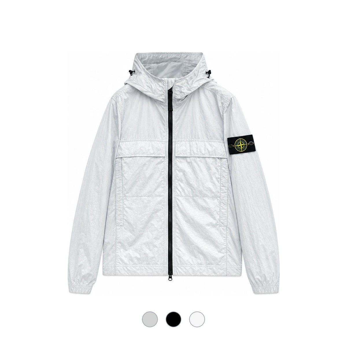STONE ISLAND Membrana TC Hooded Jacket Navy/Charcoal 761540223