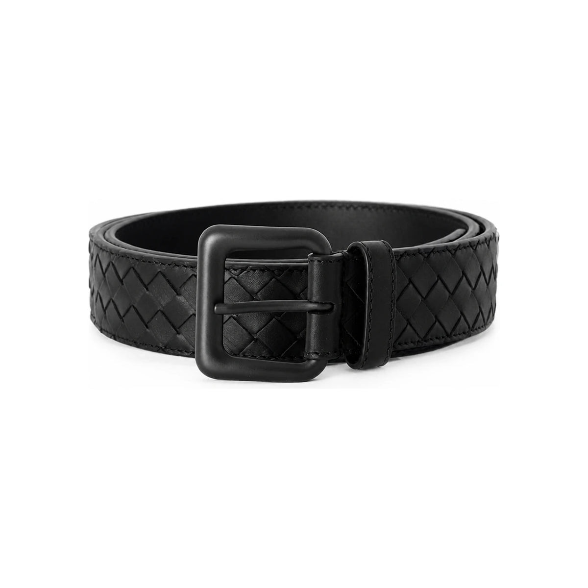Bottega Veneta Intrecciato VN Leather Belt for Men V47W0 2090