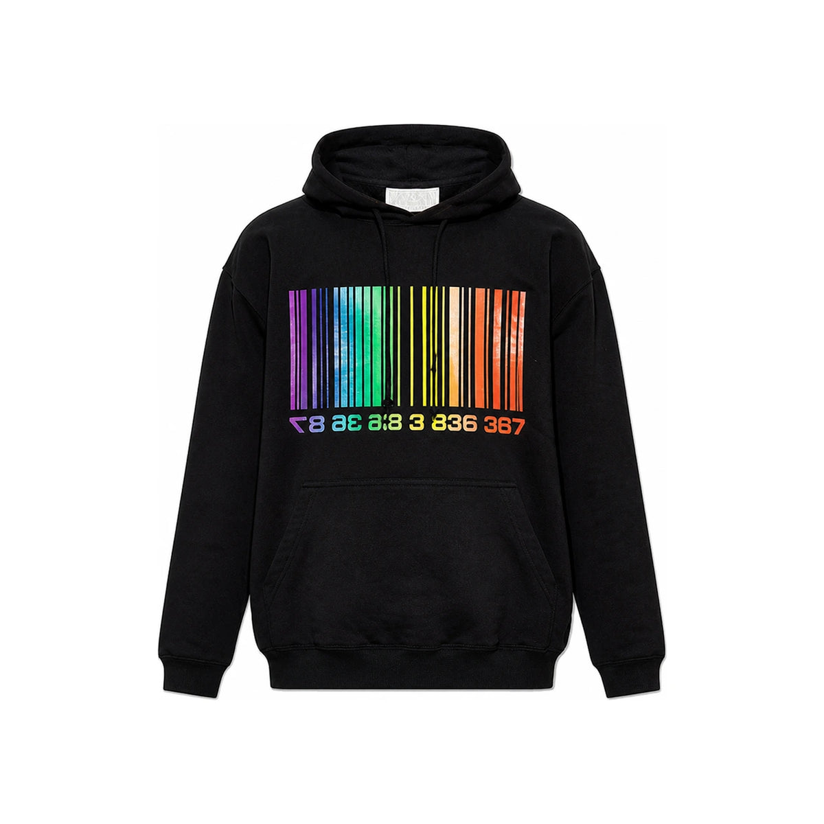 Vetements Unisex Black Rainbow Barcode Hoodie VL14HD250B 1606