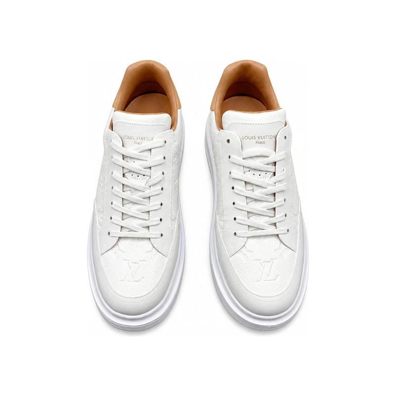 Louis Vuitton White Black Beverly Hills Low-Top Sneakers Unisex