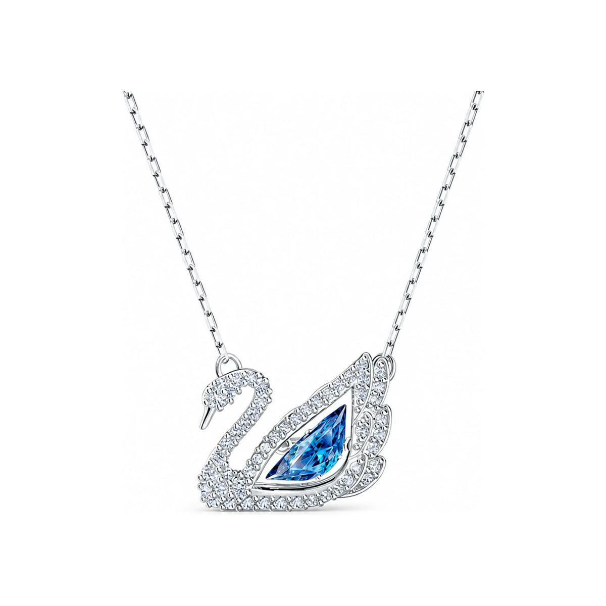 Swarovski Crystal Pendant Necklace for Women 5533397 Dancing Swan