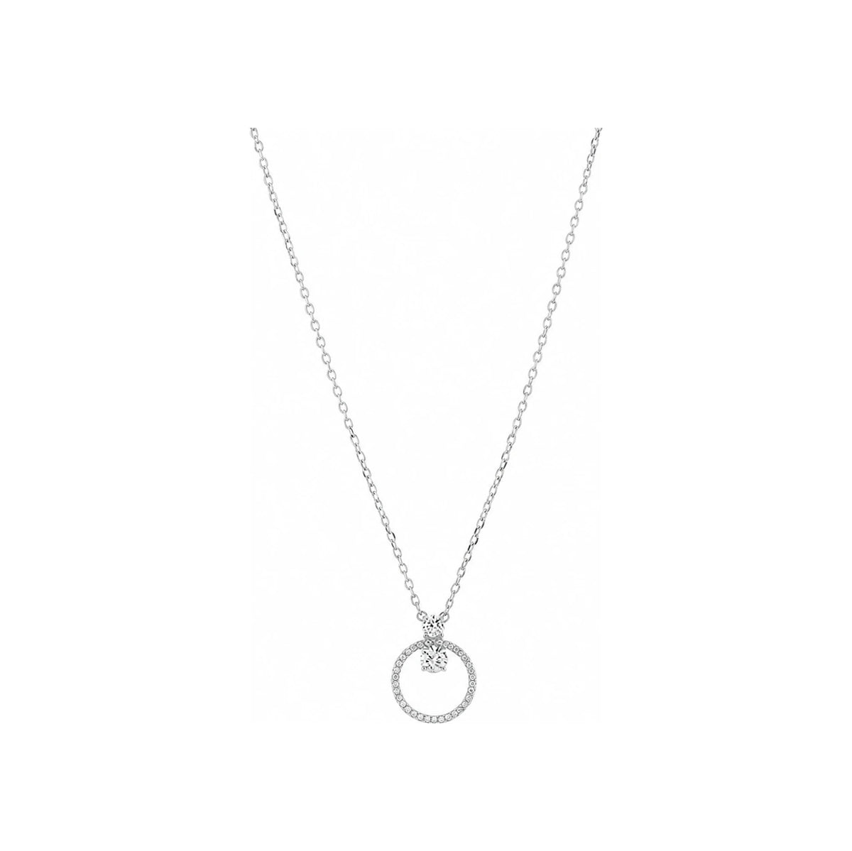 Swarovski Circle Pendant Necklace for Women 5692261 Constella