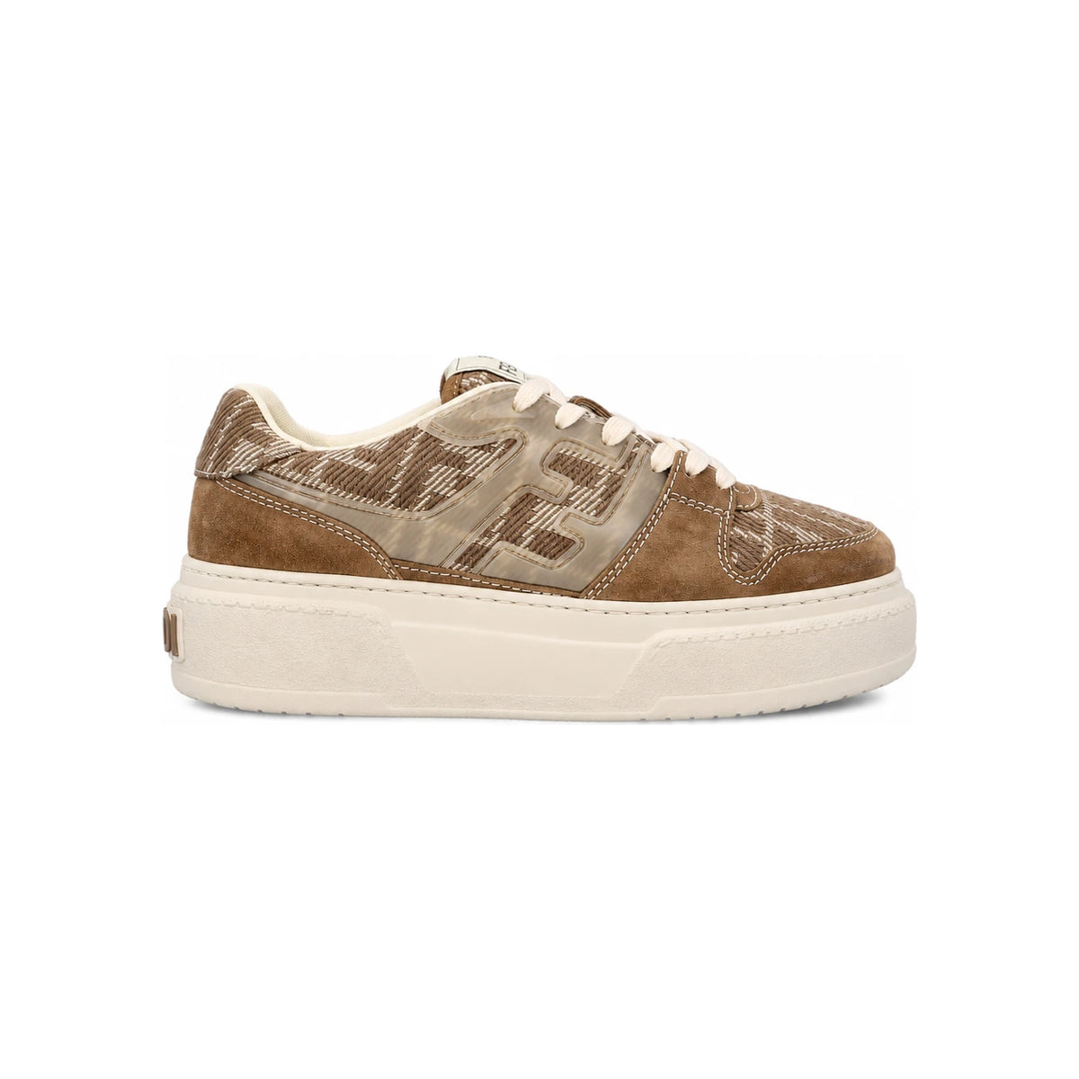 FENDI Match Low Top Sneakers White Leather Women
