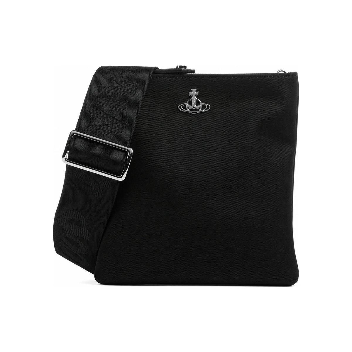 Vivienne Westwood Square Messenger Bag Black Crossbody