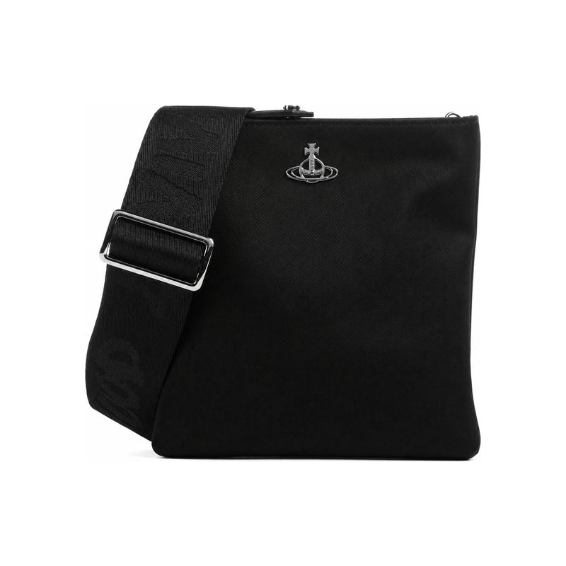 Vivienne Westwood Square Messenger Bag Black Crossbody