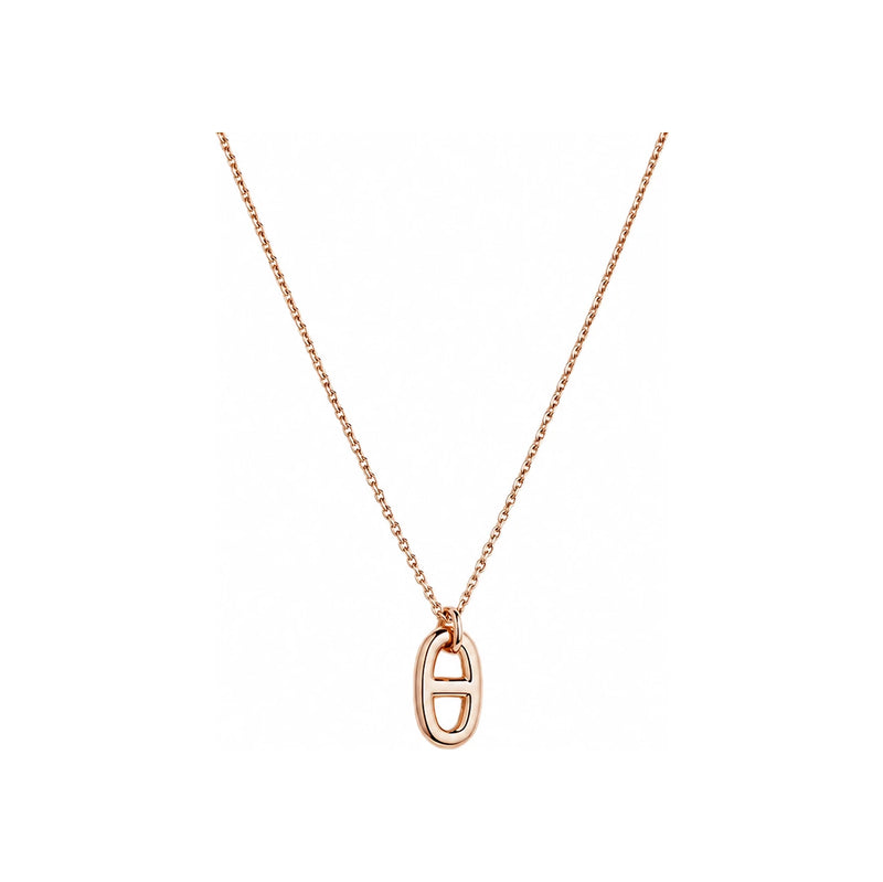 HERMES Farandole Pendant Necklace Rose Gold Small Women’s H108615B 00