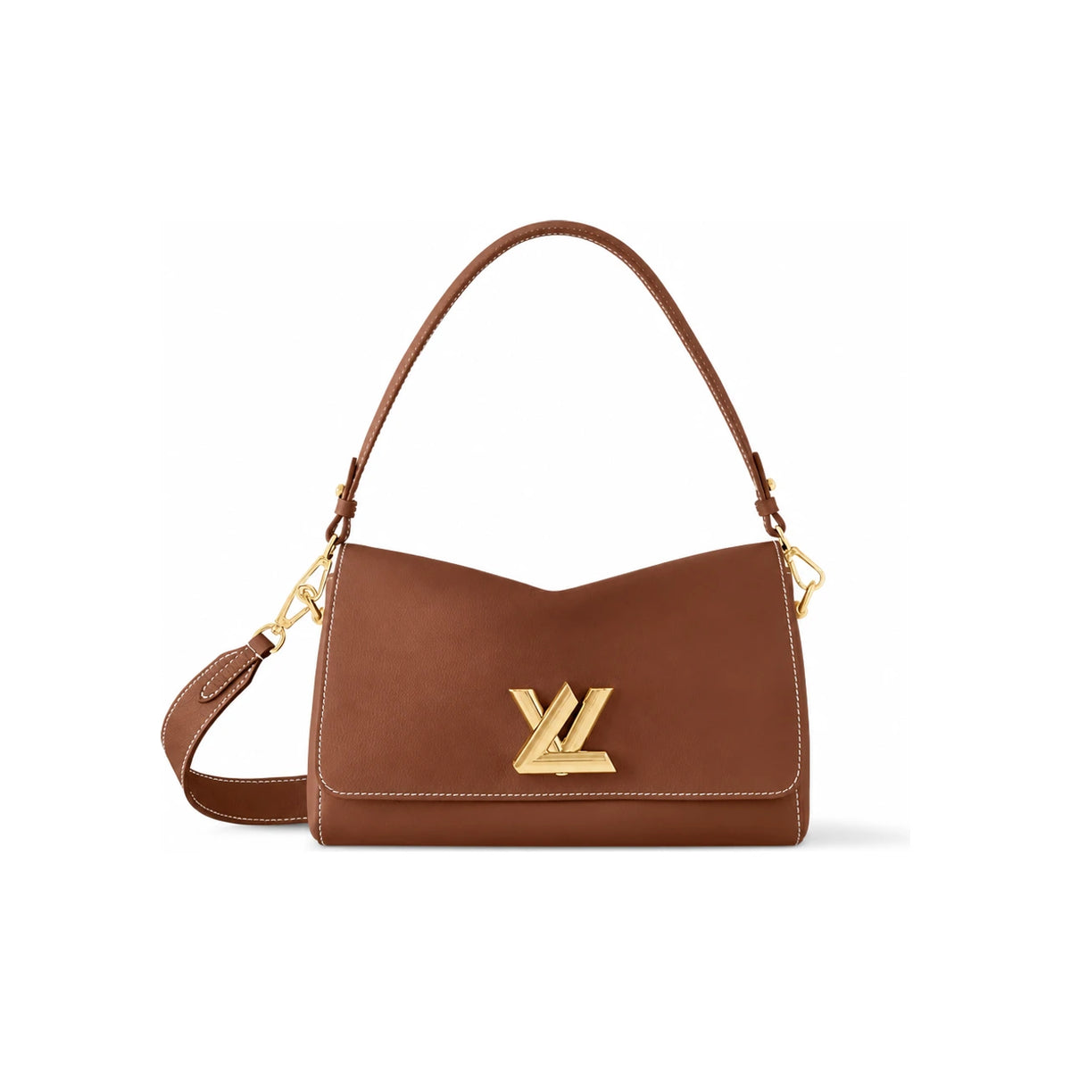 Louis Vuitton Soft Twist Leather Shoulder Bag Tote