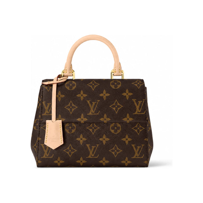 Louis Vuitton Cluny Mini Leather Top Handle Crossbody Shoulder Bag