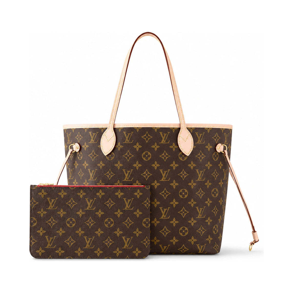 Louis Vuitton Neverfull MM Monogram Shoulder Tote Bag