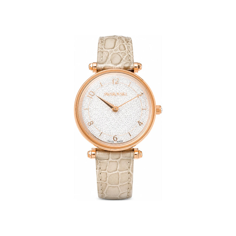 Swarovski Crystalline Wonder Leather Watch for Women