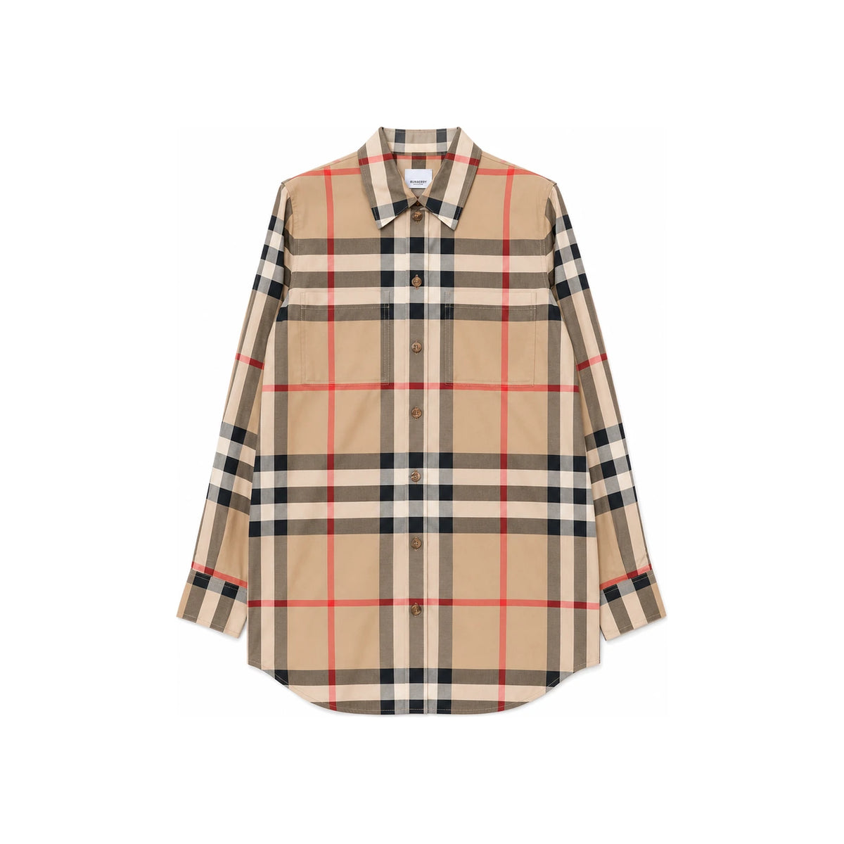 BURBERRY Check Cotton Shirt