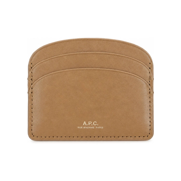 A.P.C. Half Moon Leather Card Holder PXAWV F63270