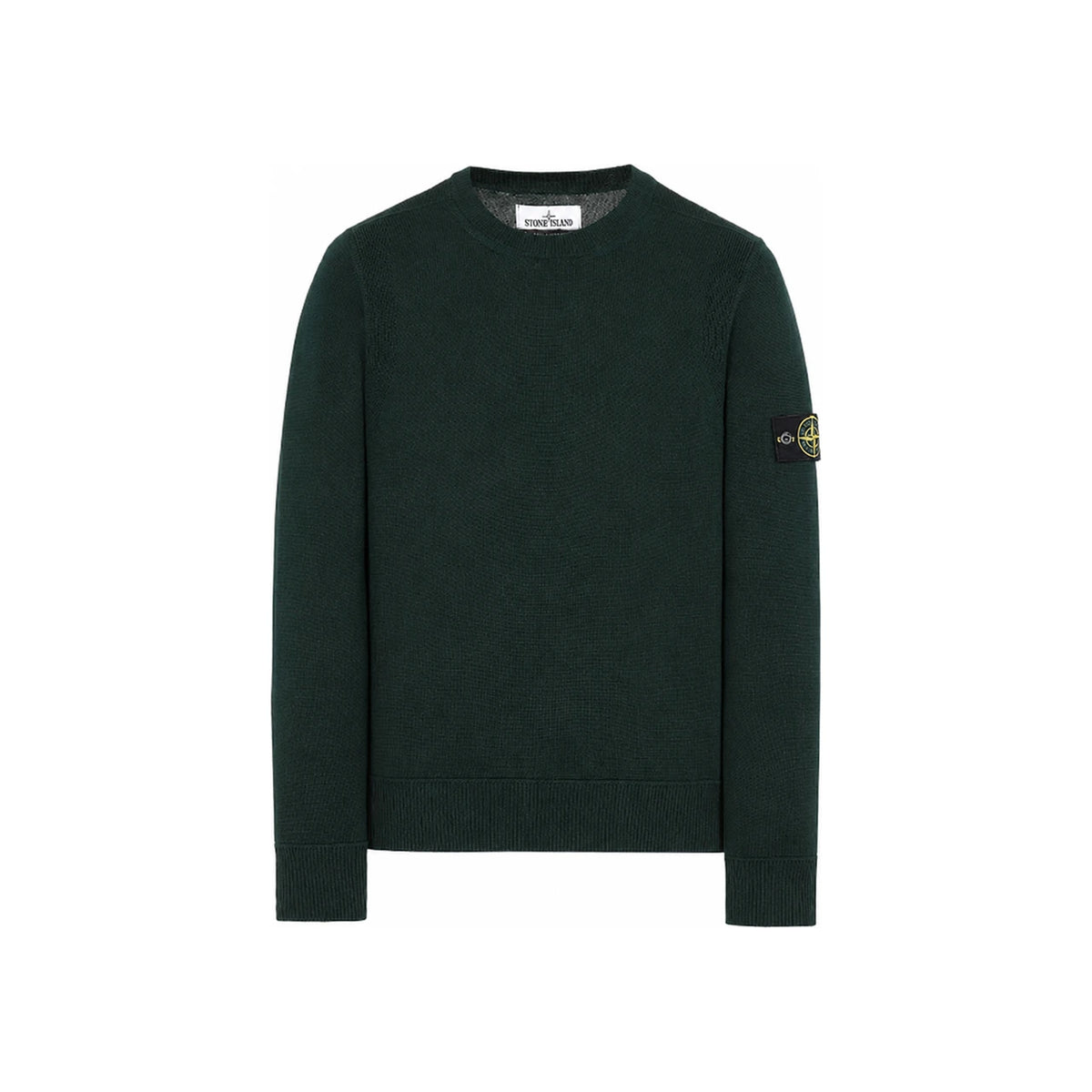 STONE ISLAND Men's Patch Logo Crew Neck Knit Sweater 7415504B2