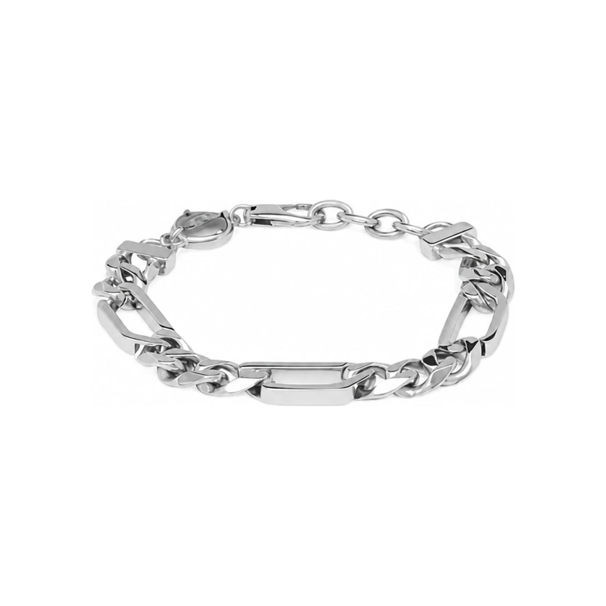 DIESEL Stainless Steel Chain Bracelet Silver Unisex DX1351