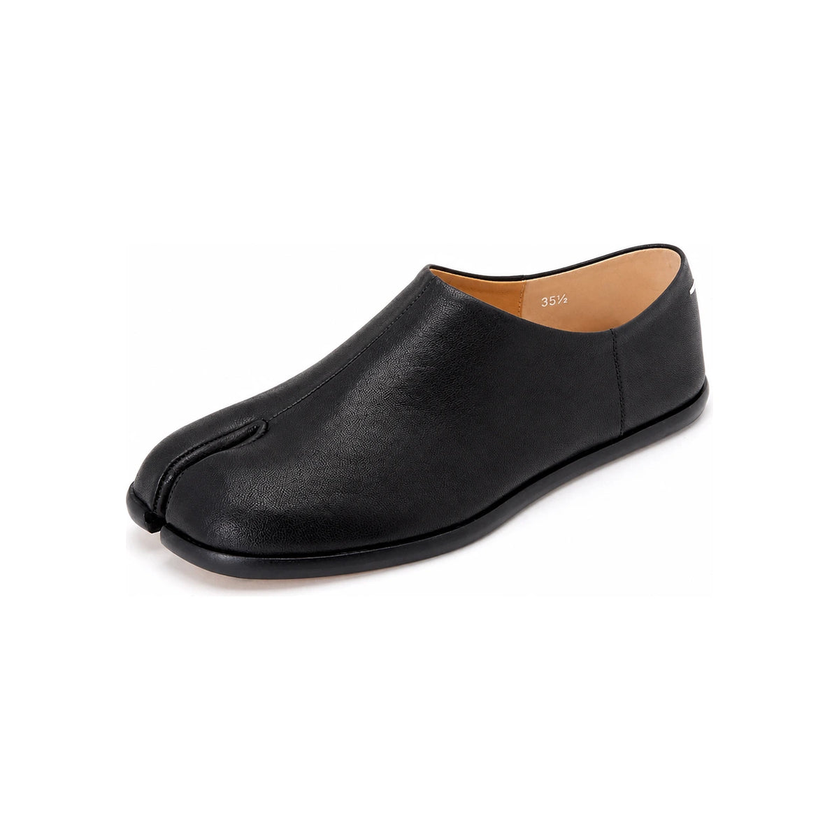 Maison Margiela Tabi Leather Slip-On Loafers S58WR0033 P3753 T8013 BLACK DOM