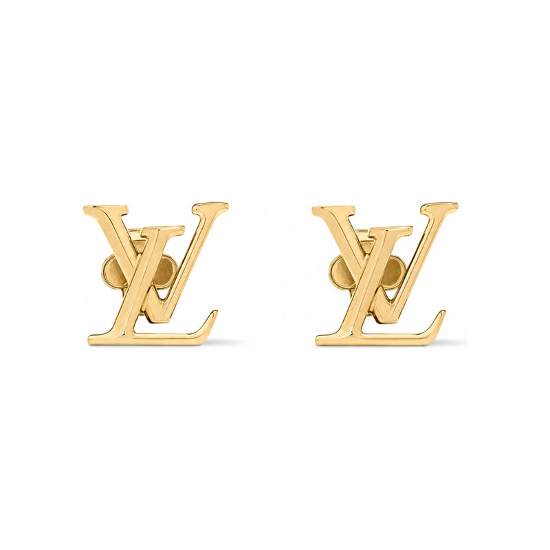 Louis Vuitton LV Iconic Gold-Tone Earrings