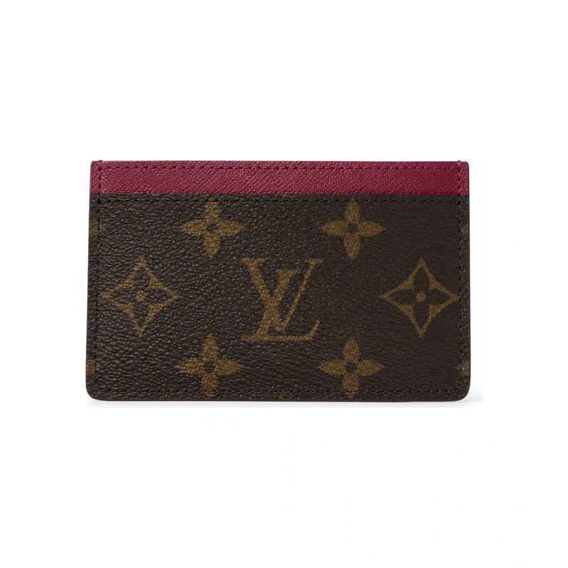Louis Vuitton Monogram Leather Card Holder Wallet