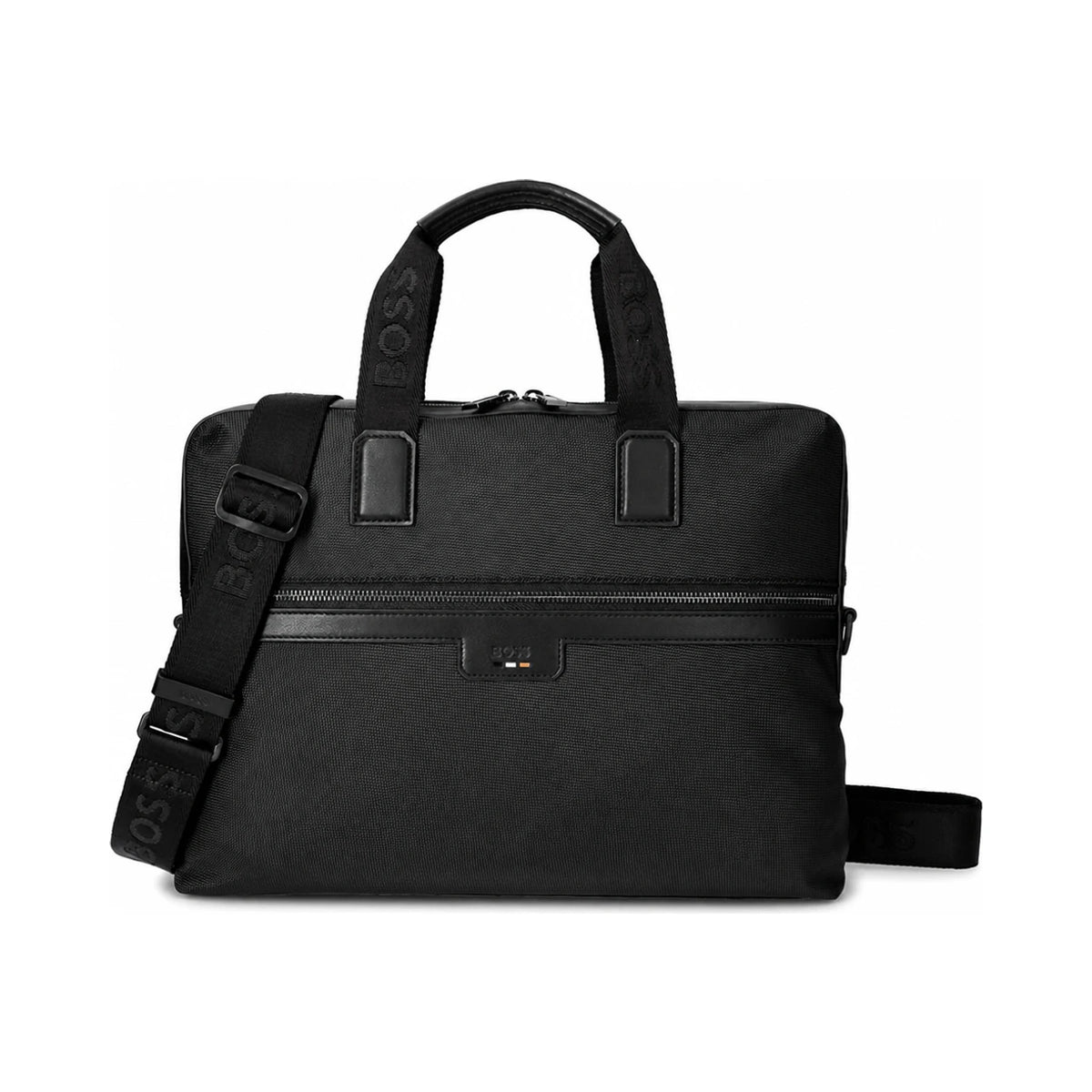 HUGO BOSS Men's Leather Briefcase 50536181 001