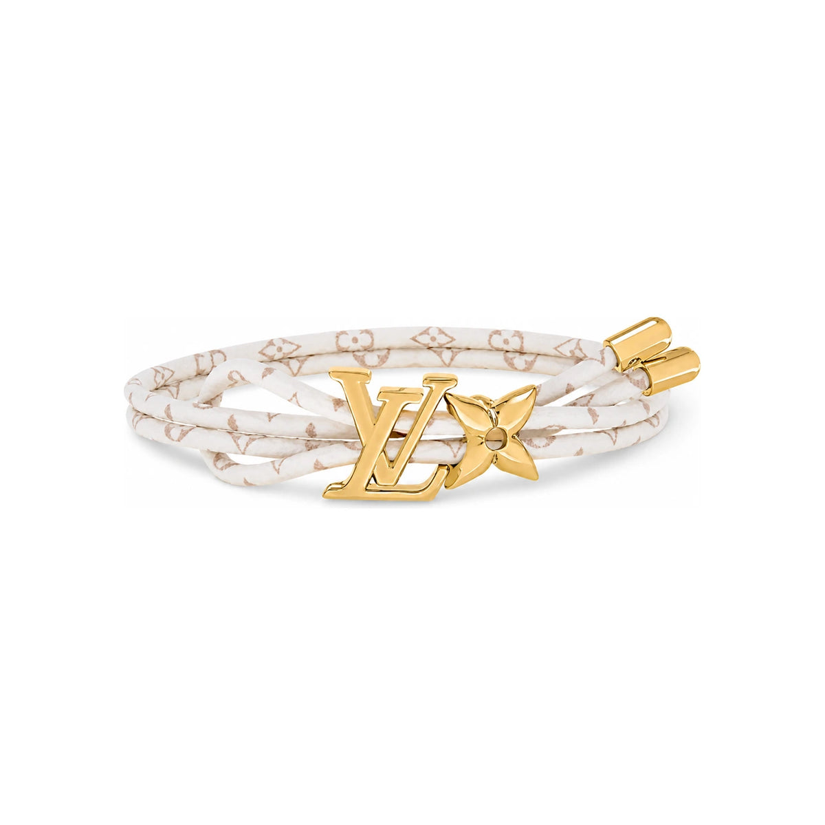 Louis Vuitton Monogram Dune Coated Canvas LV Bloom Bracelet